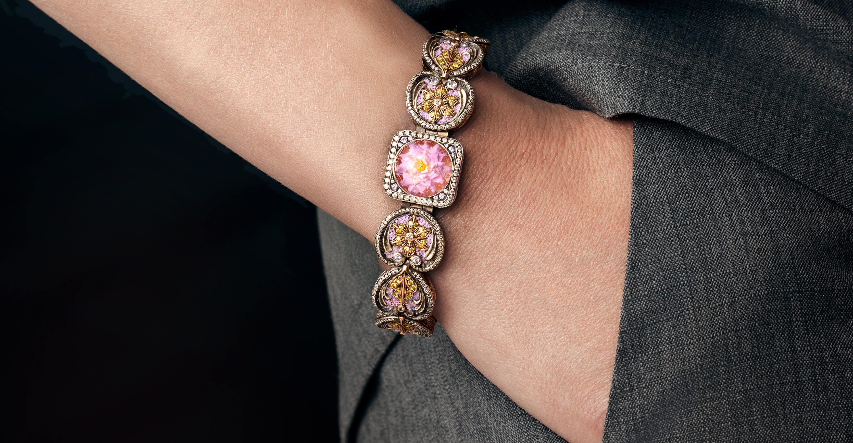 The Newest:<br>Reverse Intaglio<br>Bracelets